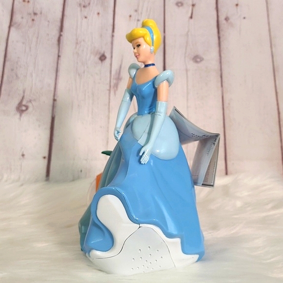 Vintage 90s Disney Fantasma Cinderella Musical Alarm Clock Battery Operated - Picture 7 of 17